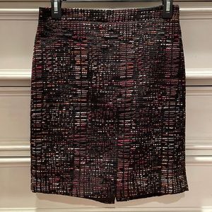 LOFT multicolored skirt